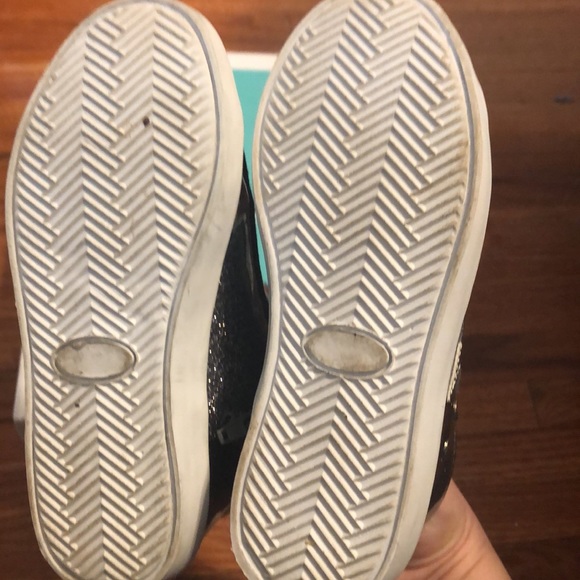 Hoo Arias Star Lace High Top Silver Glitter Sneaker - Picture 6 of 8